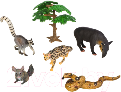 Набор фигурок коллекционных Masai Mara Мир диких животных / MM211-222 - фото