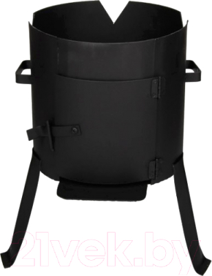 Печь-мангал Grand Metall Invest 16 с дверцей (2.2мм) - фото