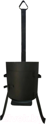 Печь-мангал Grand Metall Invest 22 с дымоходом (2.2мм) - фото