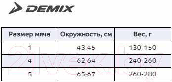 Мяч волейбольный Demix A8GQVYUIA1 / 114836-MO