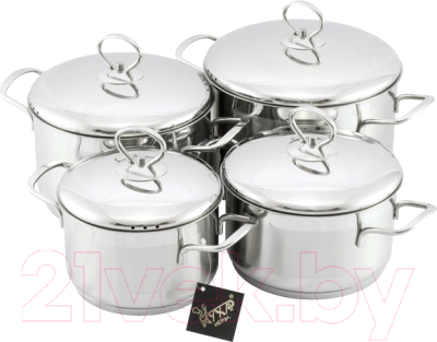Набор кастрюль Кухар Лотос Классика КЛ1-004М - фото