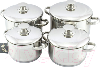 Набор кастрюль Кухар Лотос Традиция КЛ2-004М - фото