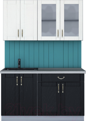 Готовая кухня Интерлиния Мила Крафт 1.4 А - фото