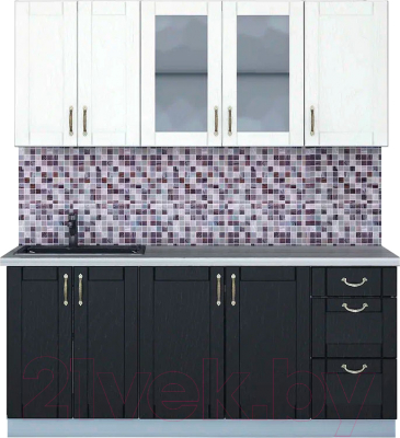 Готовая кухня Интерлиния Мила Крафт 1.8 А - фото