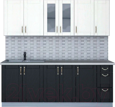 Готовая кухня Интерлиния Мила Крафт 2.1 - фото