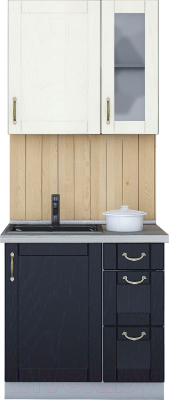 Готовая кухня Интерлиния Мила Крафт 0.8 - фото