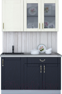 Готовая кухня Интерлиния Мила Крафт 1.3 А - фото