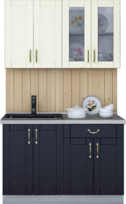 Готовая кухня Интерлиния Мила Крафт 1.2 А - фото