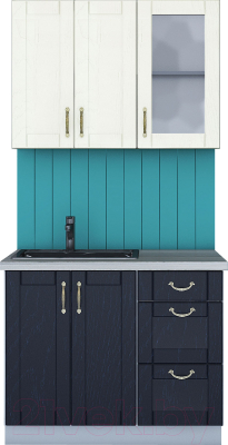 Готовая кухня Интерлиния Мила Крафт 1.0 - фото