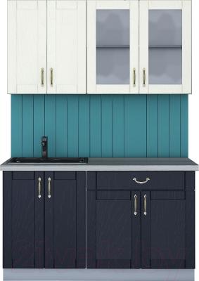 Готовая кухня Интерлиния Мила Крафт 1.4 А - фото