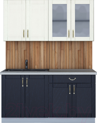 Готовая кухня Интерлиния Мила Крафт 1.6 А - фото