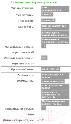 Пресс гидравлический КВТ ПГ-300 / 85528