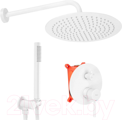 Душевая система со смесителем REA Lungo White P8540 - фото