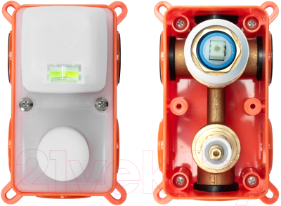 Душевая система со смесителем REA Lungo White P8540