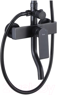 Душевая система со смесителем REA Hass Black REA-B9968