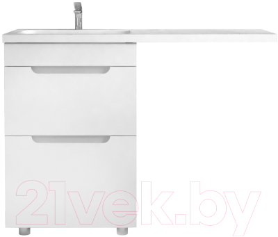 Тумба под умывальник Raval Forte 120L / For.01.120.L/N/W - фото