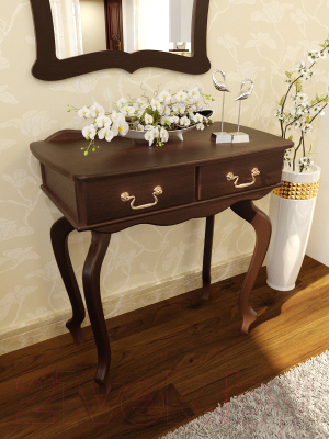 Консольный столик Мебелик Берже 21 (темно-коричневый)