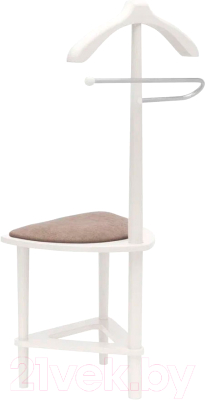 Стойка для одежды Мебелик Костюмная с сиденьем В 26Н