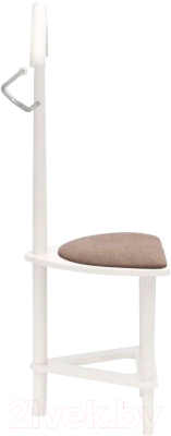 Стойка для одежды Мебелик Костюмная с сиденьем В 26Н