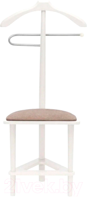 Стойка для одежды Мебелик Костюмная с сиденьем В 26Н