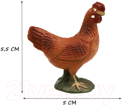 Фигурка коллекционная Masai Mara На ферме. Курица / MM212-179