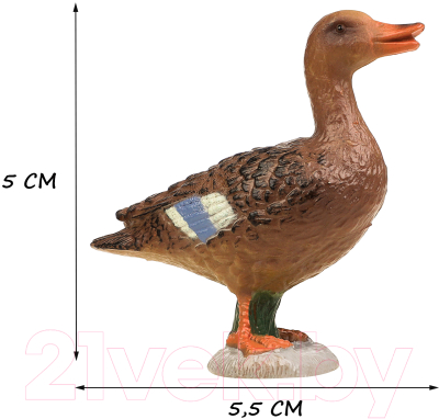Фигурка коллекционная Masai Mara На ферме. Утка / MM212-182