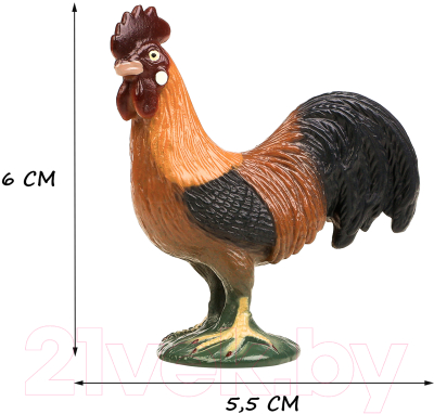 Фигурка коллекционная Masai Mara На ферме. Петух / MM212-183