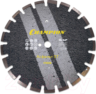 Отрезной диск алмазный Champion C1606 - фото