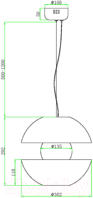 Потолочный светильник Maytoni Rebel MOD322PL-L6B3K
