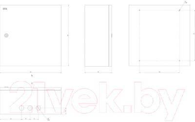 Корпус металлический ЭРА Simple ЩМП-05_IP31 / Б0041656