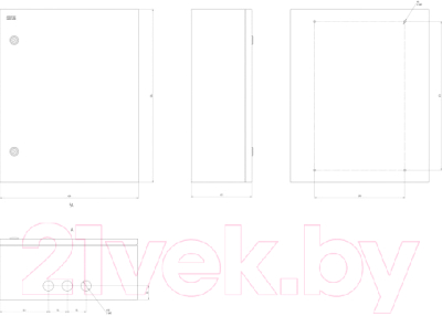 Корпус металлический ЭРА Simple ЩМП-06_IP31 / Б0041657