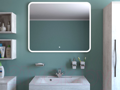 Шкаф-пенал для ванной Какса-А Кристалл / 003991