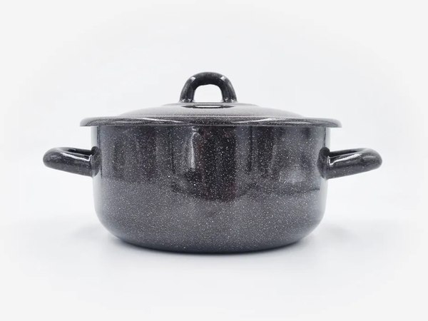 Кастрюля Лысьвенские эмали Коричневый рябчик С-16072/Рк