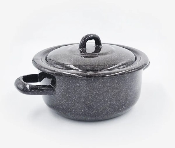 Кастрюля Лысьвенские эмали Коричневый рябчик С-16072/Рк