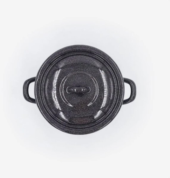 Кастрюля Лысьвенские эмали Коричневый рябчик С-16072/Рк