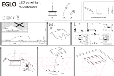 Точечный светильник Eglo Fueva 1 94046