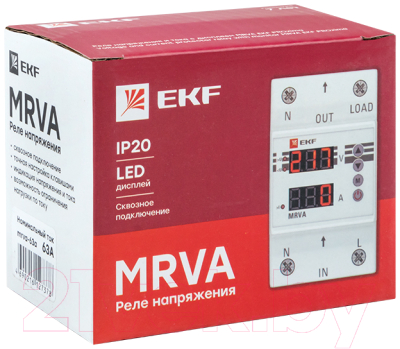 Реле напряжения EKF MRVA-63A