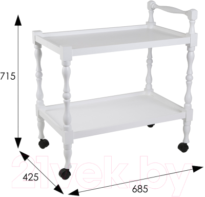 Сервировочный столик Мебелик Бридж