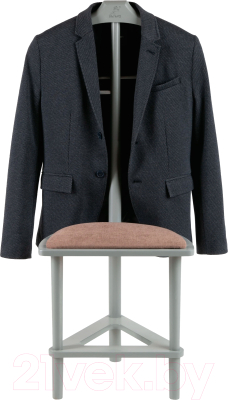 Стойка для одежды Мебелик Костюмная с сиденьем В 26Н