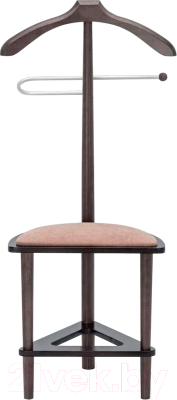 Стойка для одежды Мебелик Костюмная с сиденьем В 26Н  - фото