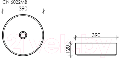 Умывальник Ceramica Nova Element CN6022ML