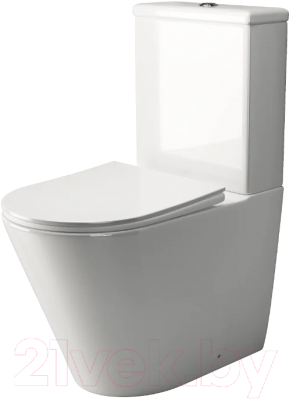 Унитаз напольный Ceramica Nova Rimless HighLight CN1802 - фото