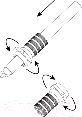 Коннектор ЭРА RG-6 Simple RS-F-6 / Б0048285