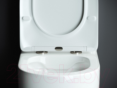 Унитаз напольный Ceramica Nova Rimless Mia CN1801 (с сиденьем и крышкой, дюропласт)