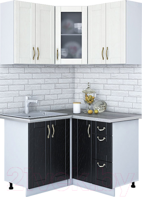 Готовая кухня Интерлиния Мила Крафт 1.2x1.2 - фото