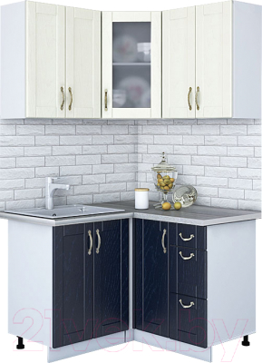 Готовая кухня Интерлиния Мила Крафт 1.2x1.2 - фото