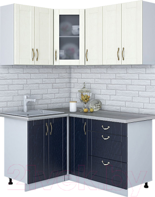 Готовая кухня Интерлиния Мила Крафт 1.2x1.5 - фото