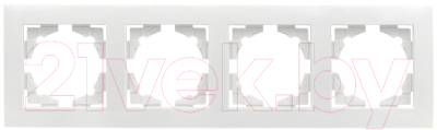 Рамка для выключателей и розеток EKF PROxima Валенсия / EWM-G-304-10 - фото