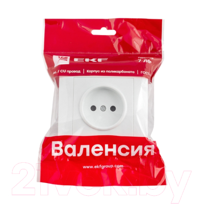 Розетка EKF PROxima Валенсия / EWR10-022-10
