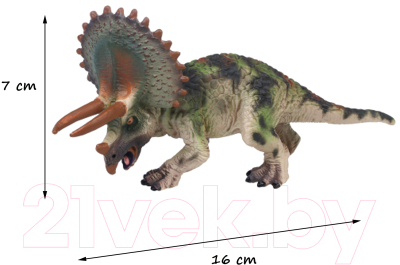 Фигурка коллекционная Masai Mara Мир динозавров. Трицератопс / MM216-065